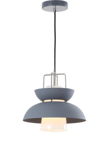 Paul 11" Farmhouse Metal LED Pendant - JONATHAN Y